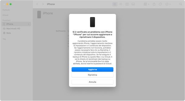 Spegnere iPhone 14 bloccato
