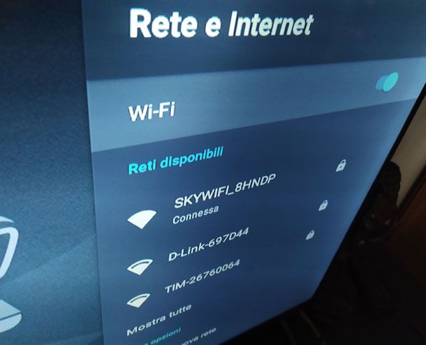 Collegamento di Sky Wifi alla TV