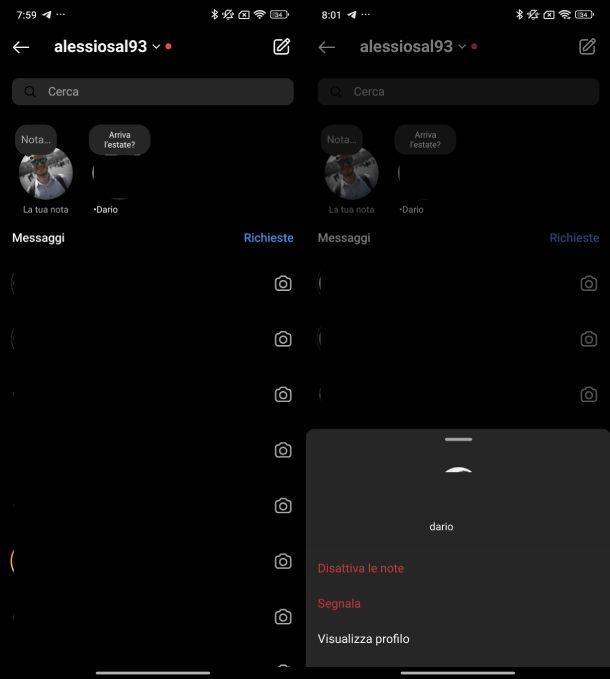 Instagram Note Android