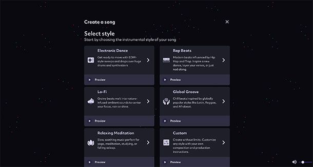 Altri siti per creare canzoni con intelligenza artificiale
