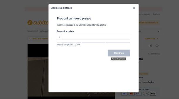 Subito.it proposta