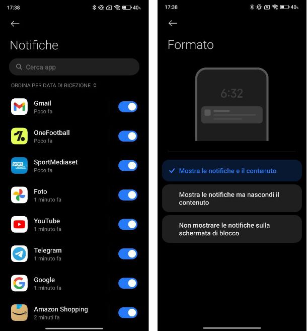 Come disattivare le notifiche su Xiaomi