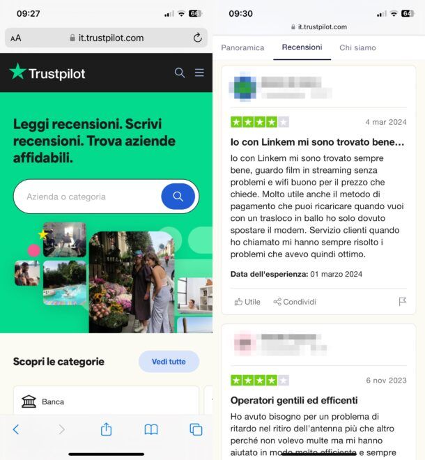 Recensioni Linkem ricaricabile