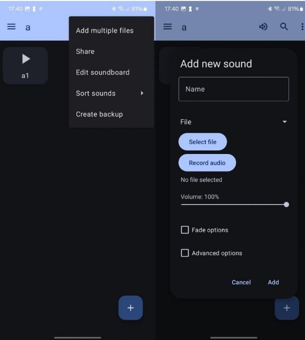 custom soudboard