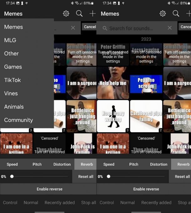 meme soundboard