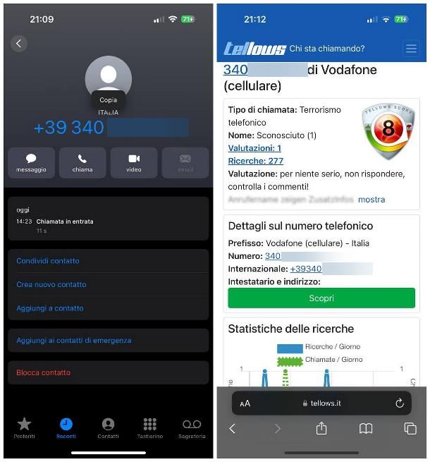 Come bloccare le chiamate spam su iPhone
