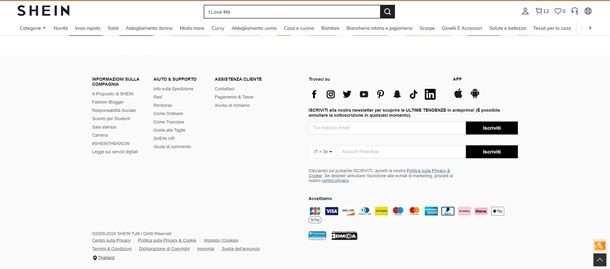 newsletter shein