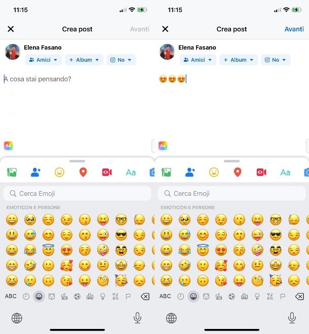 faccine facebook smartphone