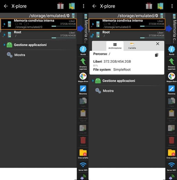 X-plore File Manager Android