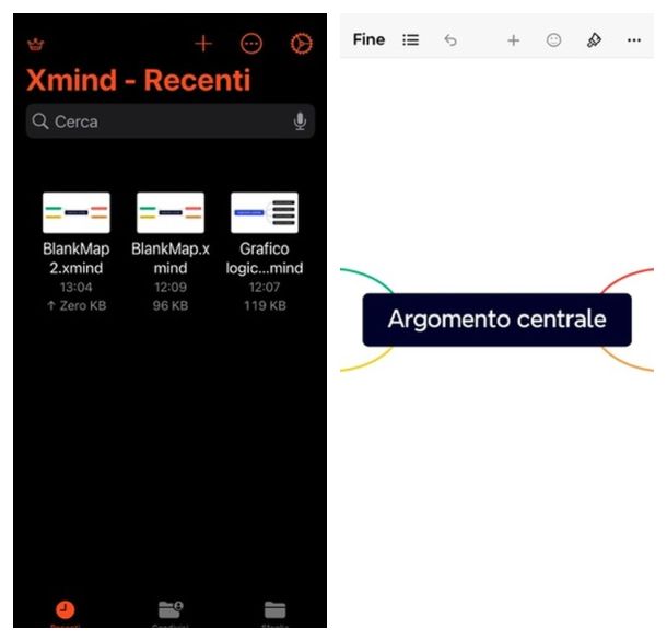Xmind screen
