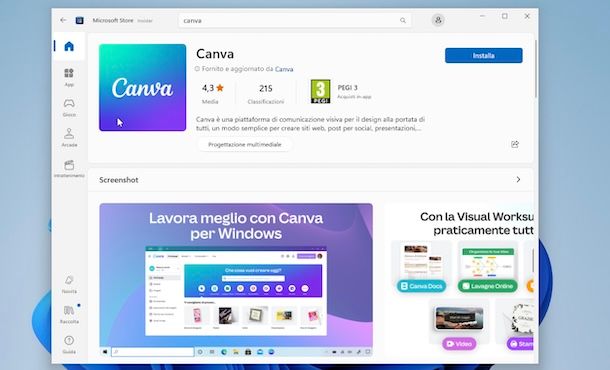 Scaricare Canva su PC