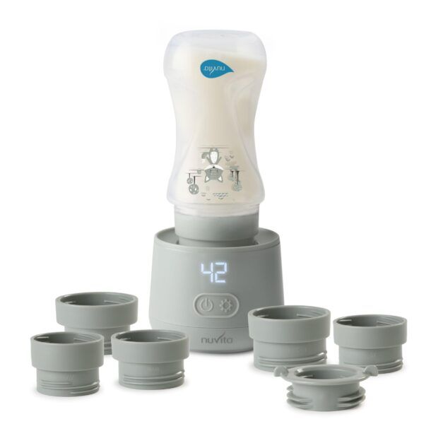 Scaldabiberon Portatile Ricaricabile - Riscaldamento Rapido, Temperatura Regolabile, Universale