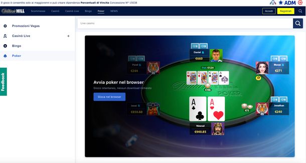 William Hill Poker