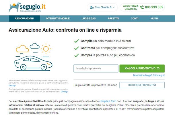 Confronto migliori RCA auto Segugio.it
