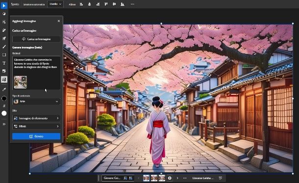 Genera con IA su Photoshop Online