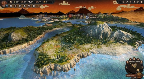 mappa Troy Total War