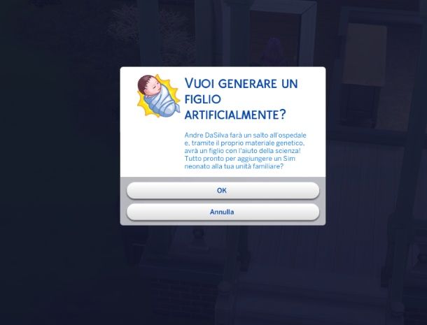 Figlio artificialmente the sims 4