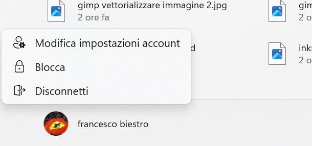 blocco schermo istantaneo windows