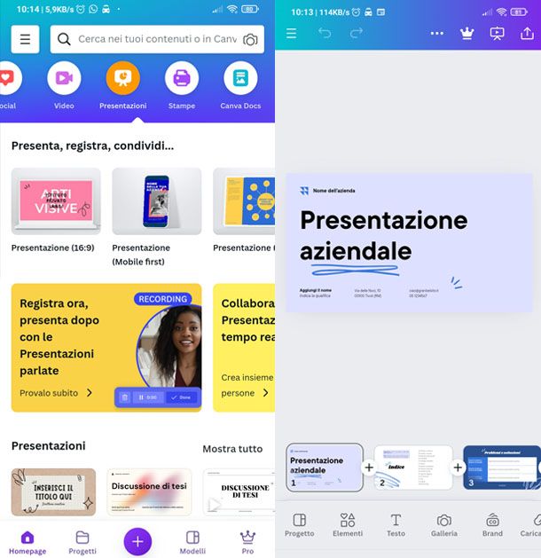 Canva per PowerPoint già fatti