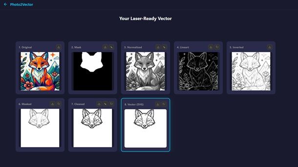 Altri servizi online per vettorializzare un'immagine online Photo2Vector
