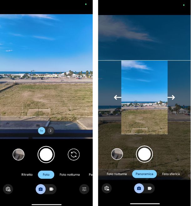 Come scattare foto panoramiche su Android