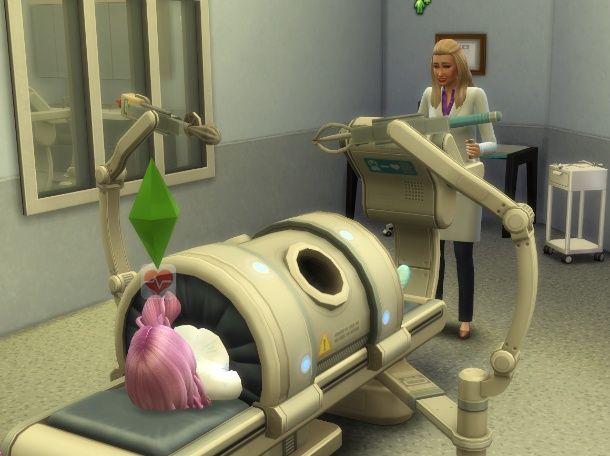 Partorire in ospedale The Sims 4