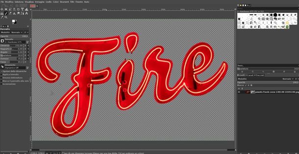 gimp vettorializzare immagine