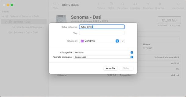 ISO da USB utility mac