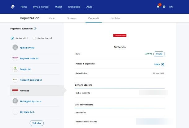 Come bloccare pagamenti automatici