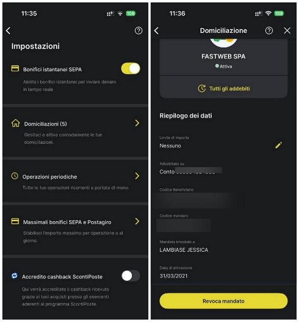 Come bloccare pagamenti automatici: conto corrente