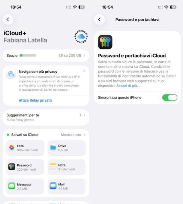 Trasferimento tra iPhone