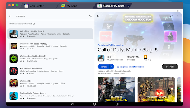 Scaricare Warzone Mobile su Mac