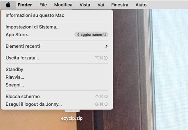 mac blocco schermo