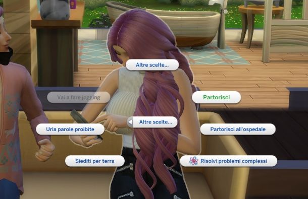 Partorire The Sims 4