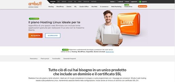 aruba hosting