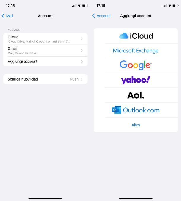Come configurare email su iPhone