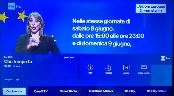 RaiPlay su Smart TV