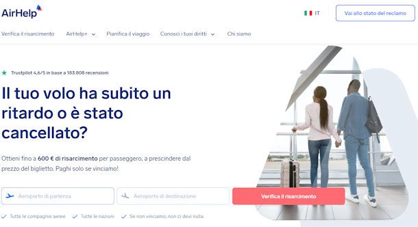 Come ottenere rimborso volo in ritardo con AirHelp
