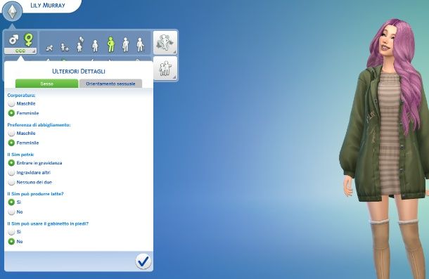 Ulteriori dettagli The Sims 4