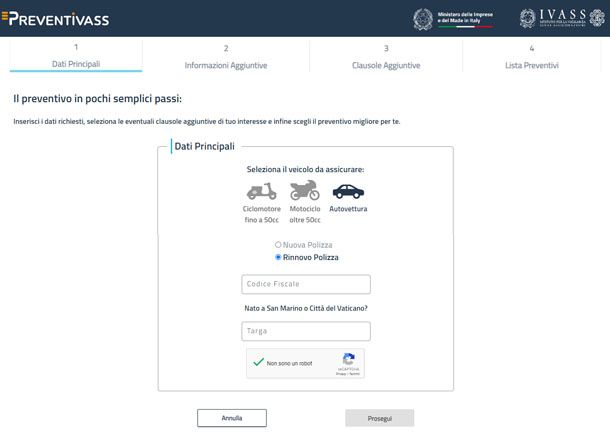 Migliori RCA auto su Preventivass