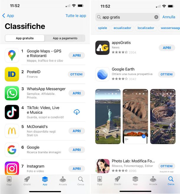 Come installare/disinstallare app su iPhone