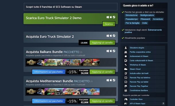Demo Euro Truck Simulator 2