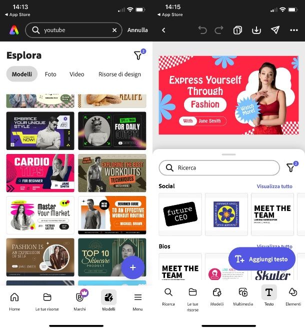 Adobe express app
