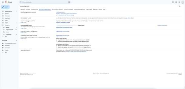 Come cambiare password Gmail