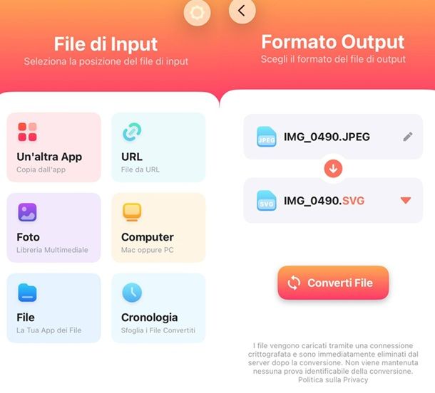 Come vettorializzare un'immagine da iPhone e iPad