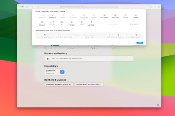 Come eliminare icone dalla barra strumenti