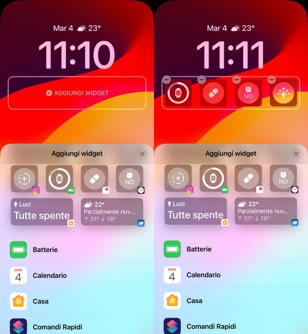 Widget Lockscreen