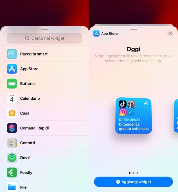 Widget iOS