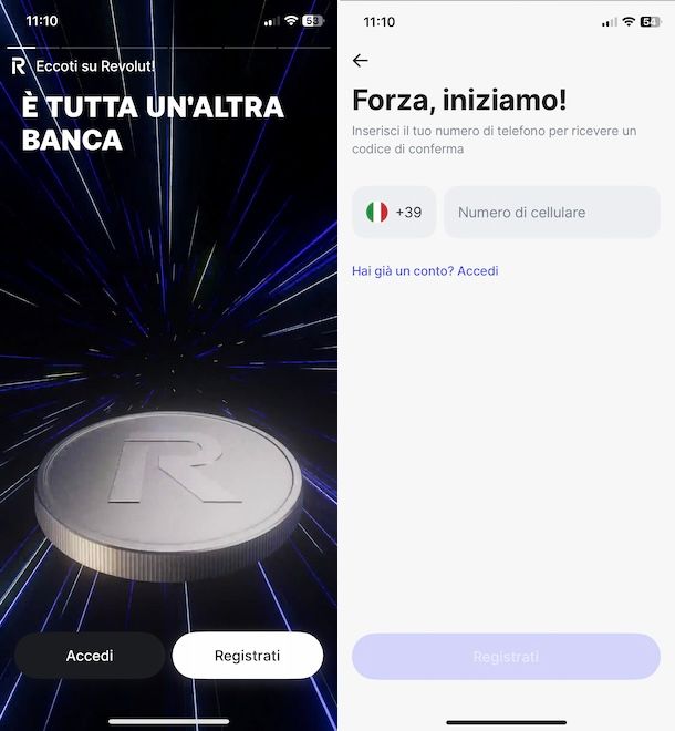 Aprire conto Revolut