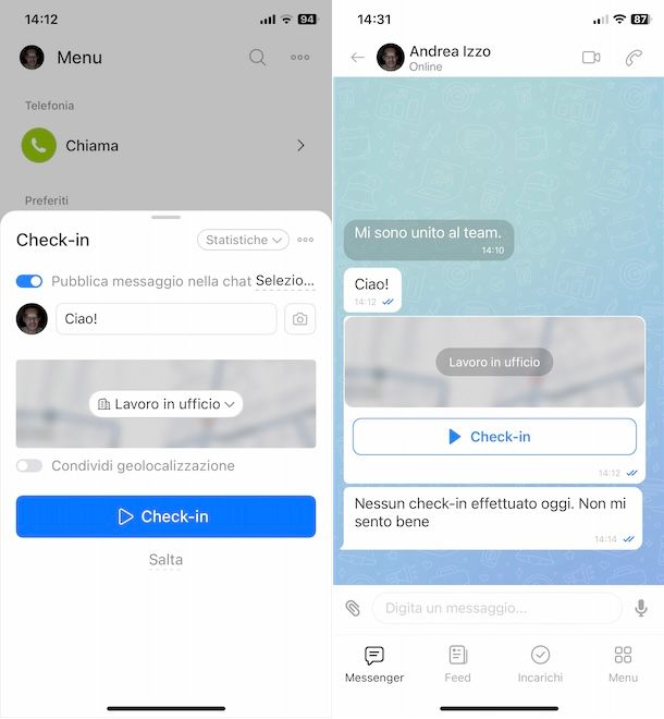 Check-in Bitrix24